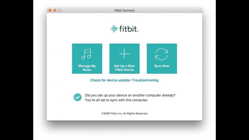 Free fitbit connect app for mac pc